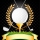 ゴルフクラブ ロゴ デザイン見本 golf clubs wheat vector material イラスト素材